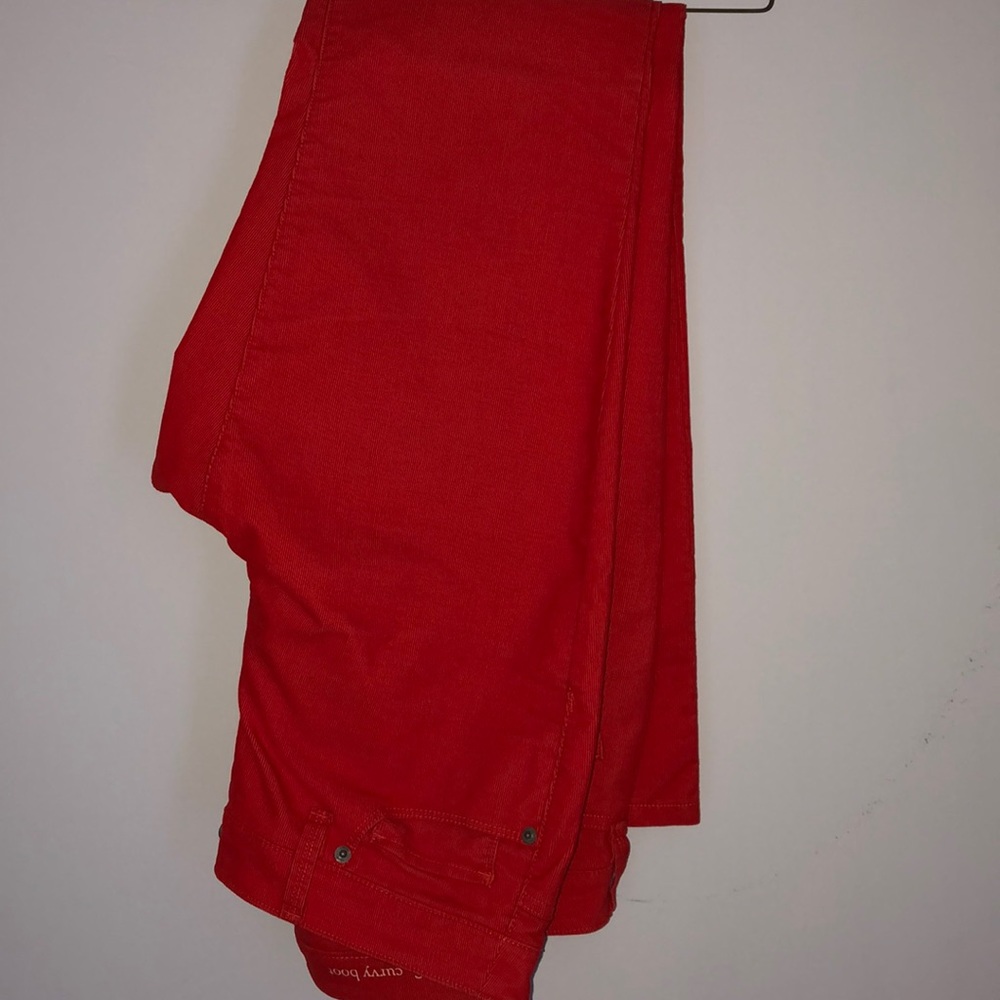 Bright Orange Cords, size 28 bootcut